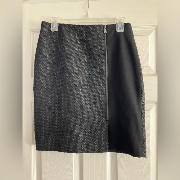 Ann Taylor Black Tweed Skirt - Picture 1 of 6